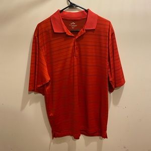 Red Golf Shirt size Large